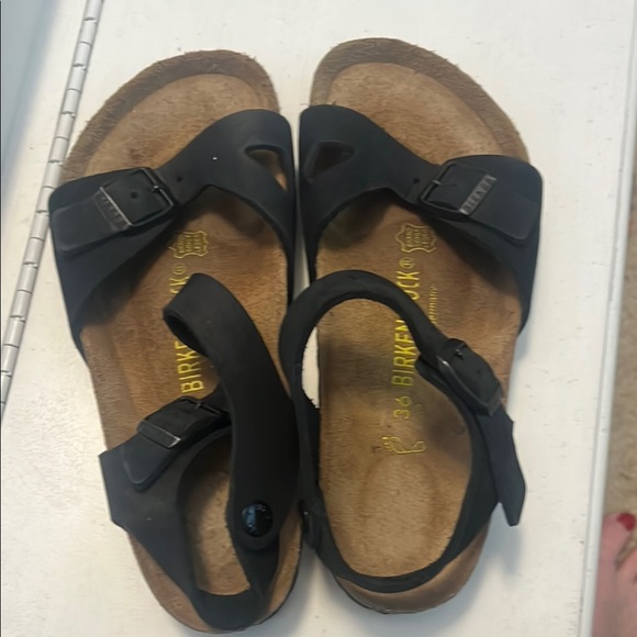 Birkenstock Shoes - Birkenstock Kids Black Sandals